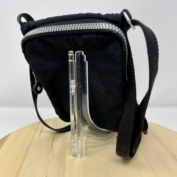 Kipling Crossbody Bag  Small Black Nylon  w/Mascot - Picture 3 of 14